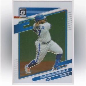 Vladimir Guerrero Jr 2021 Donruss Optic Toronto Blue Jays Baseball Card